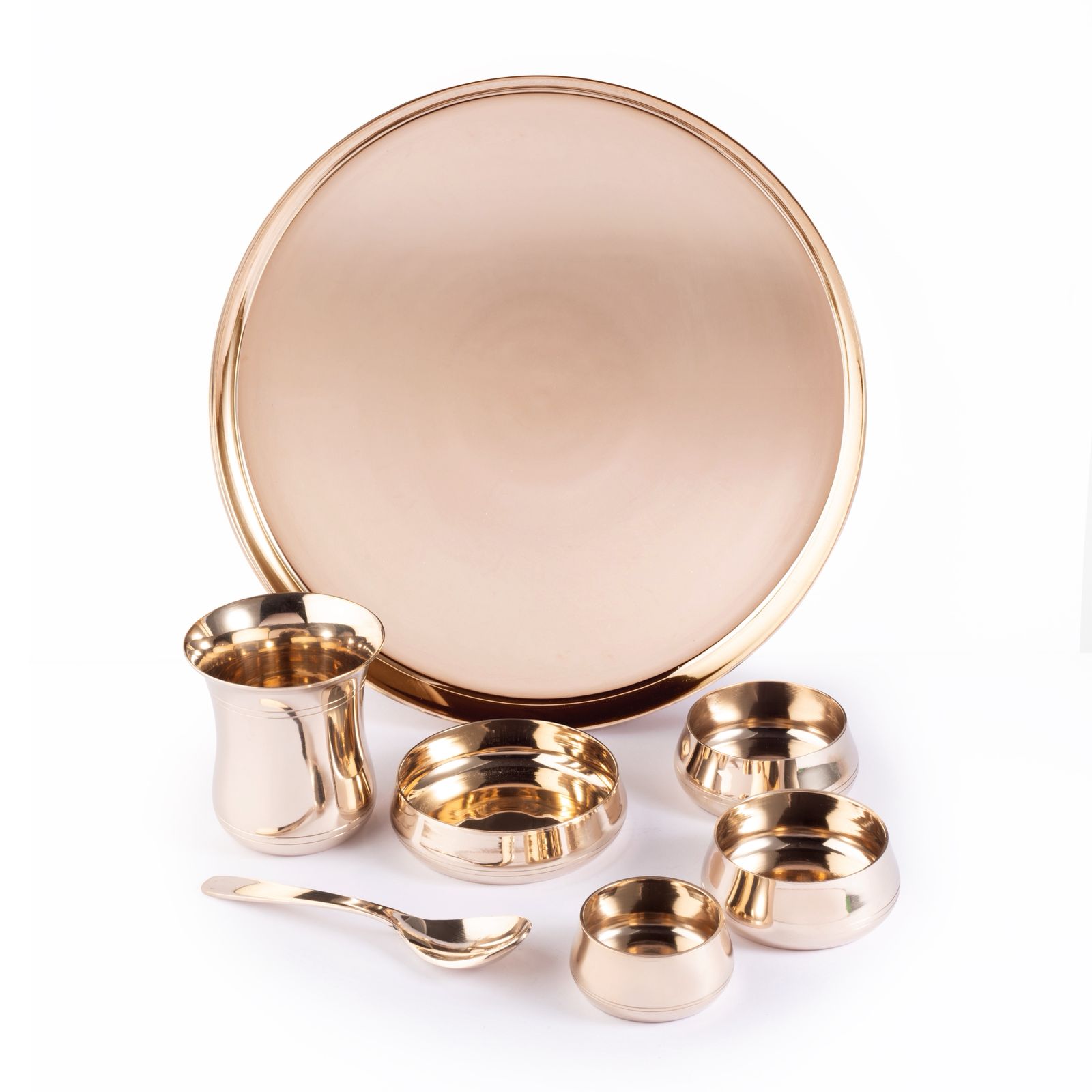 Brass Thali Set